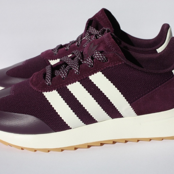 adidas shoes with purple stripes